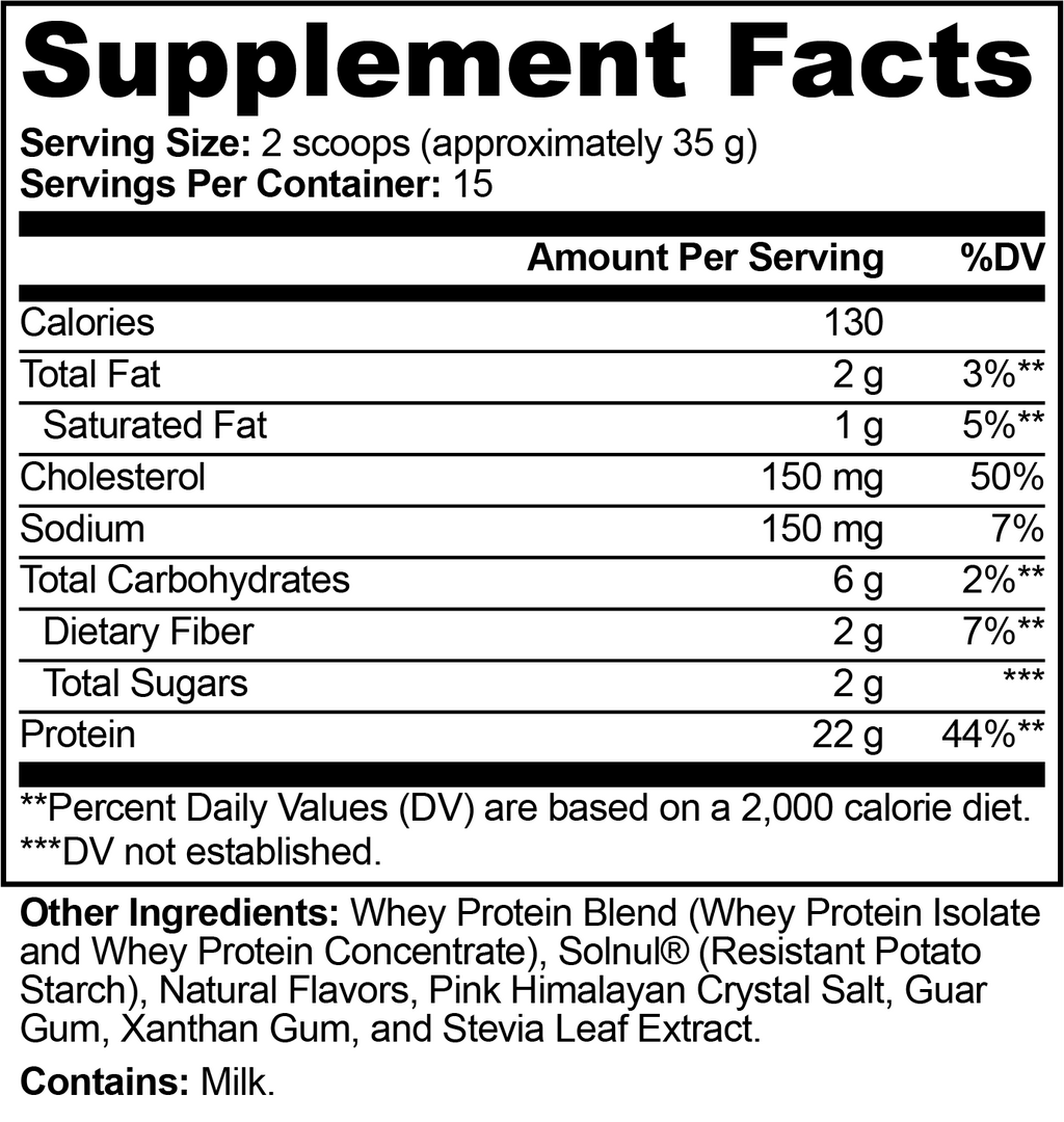Performance Whey Protein Blend (Chocolate) by Rooted Wellness