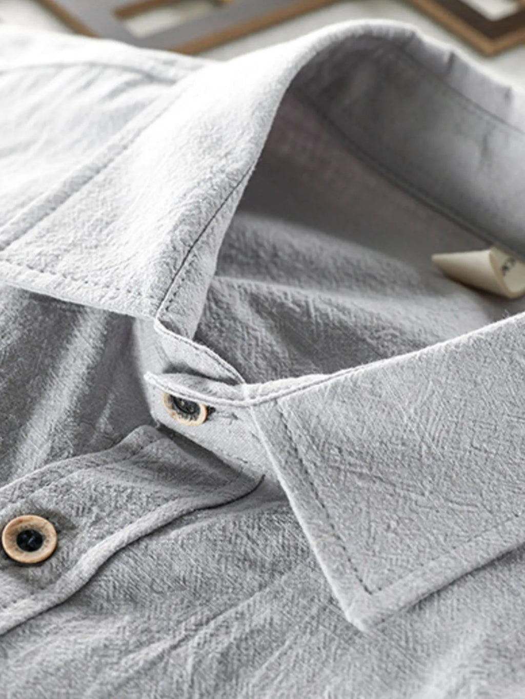 Men's Plus Size Button-Up Long Sleeve Shirt by Trendsi