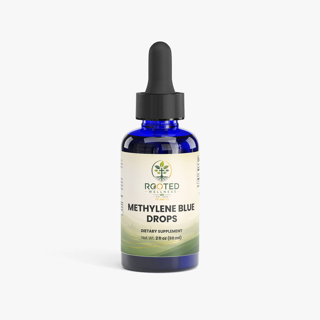 Methylene Blue Drops by Rooted Wellness