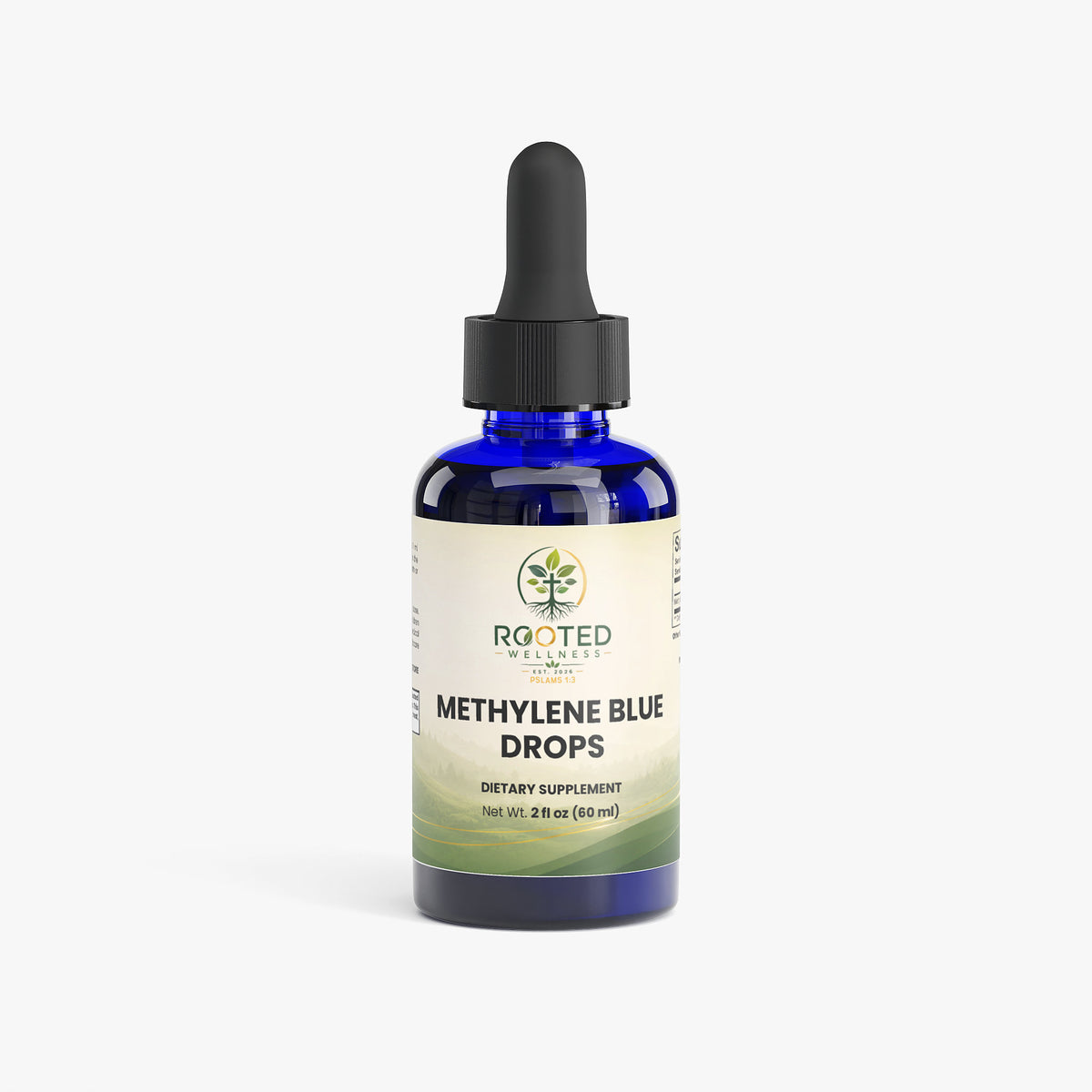 Methylene Blue Drops by Rooted Wellness