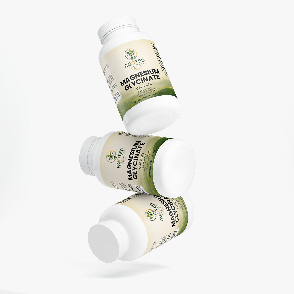 Magnesium Glycinate 275mg | Supports Sleep, Muscle Health & Stress Relief by Rooted Wellness