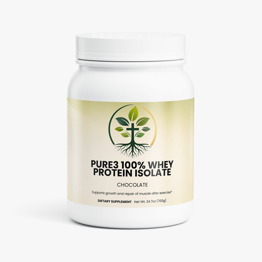 Whey Protein Isolate – Chocolate | Low Lactose, Rich Flavor, 19g Protein by Rooted Wellness