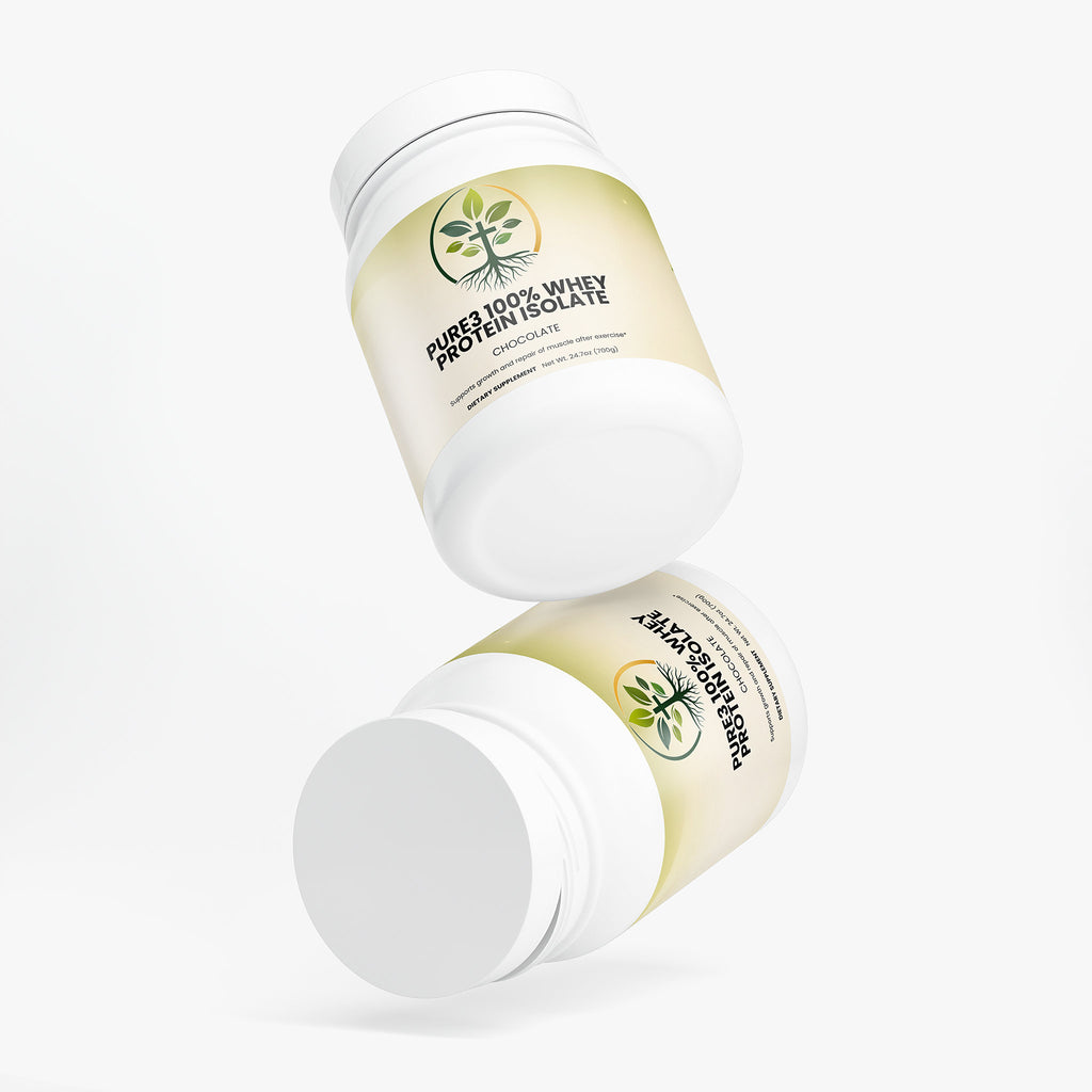Whey Protein Isolate – Chocolate | Low Lactose, Rich Flavor, 19g Protein by Rooted Wellness