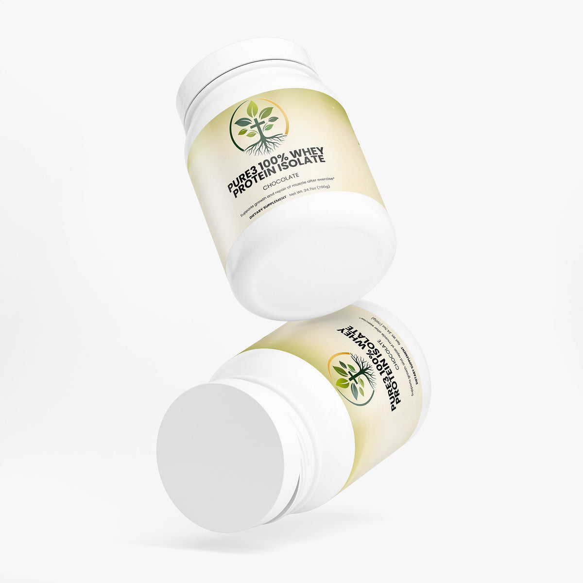 Whey Protein Isolate – Chocolate | Low Lactose, Rich Flavor, 19g Protein by Rooted Wellness