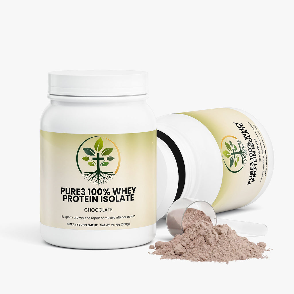 Whey Protein Isolate – Chocolate | Low Lactose, Rich Flavor, 19g Protein by Rooted Wellness