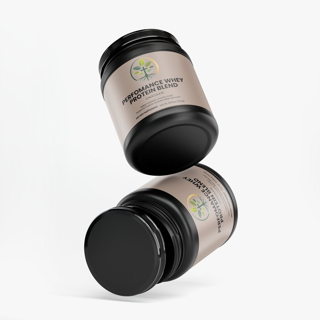 Performance Whey Protein Blend (Chocolate) by Rooted Wellness