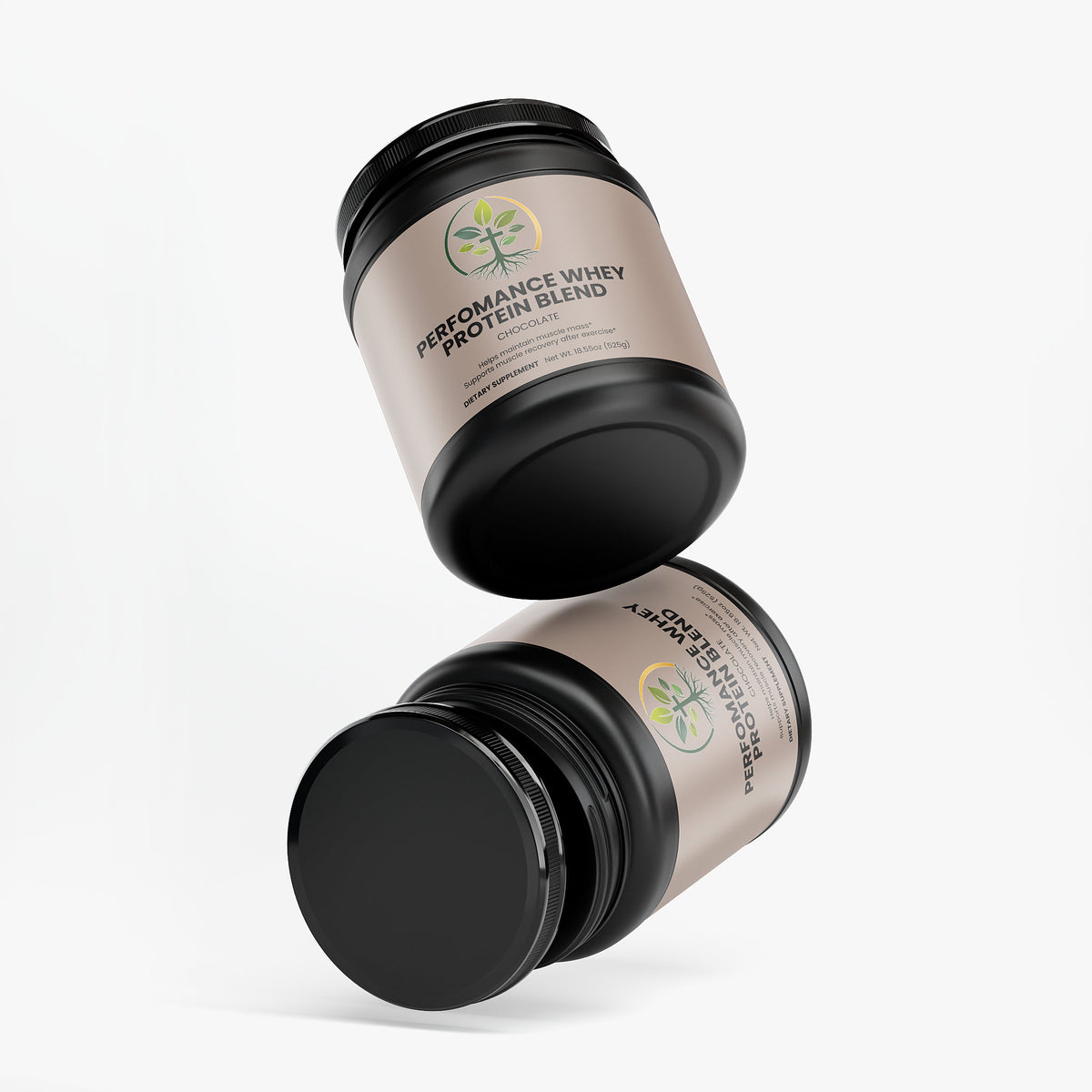 Performance Whey Protein Blend (Chocolate) by Rooted Wellness