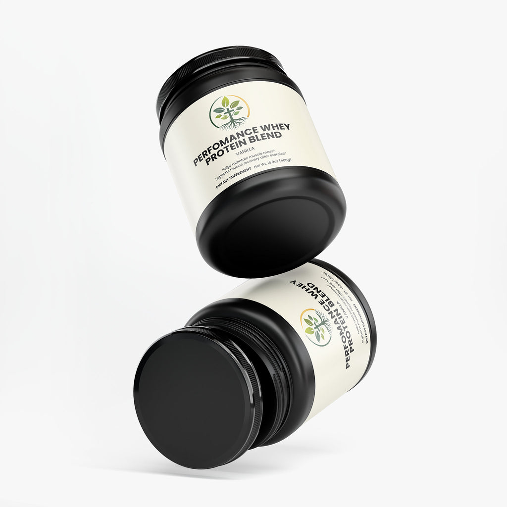 Performance Whey Protein Blend (Vanilla) by Rooted Wellness