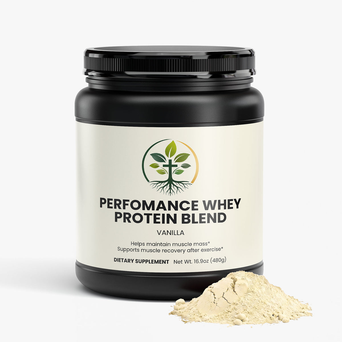 Performance Whey Protein Blend (Vanilla) by Rooted Wellness