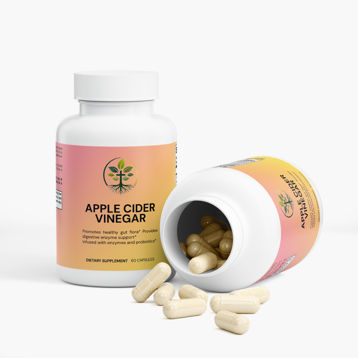 Apple Cider Vinegar Capsules by Rooted Wellness