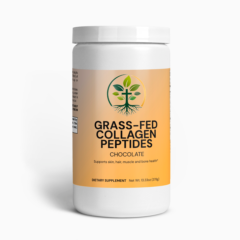 Grass-Fed Collagen Peptides Powder (Chocolate) by Rooted Wellness