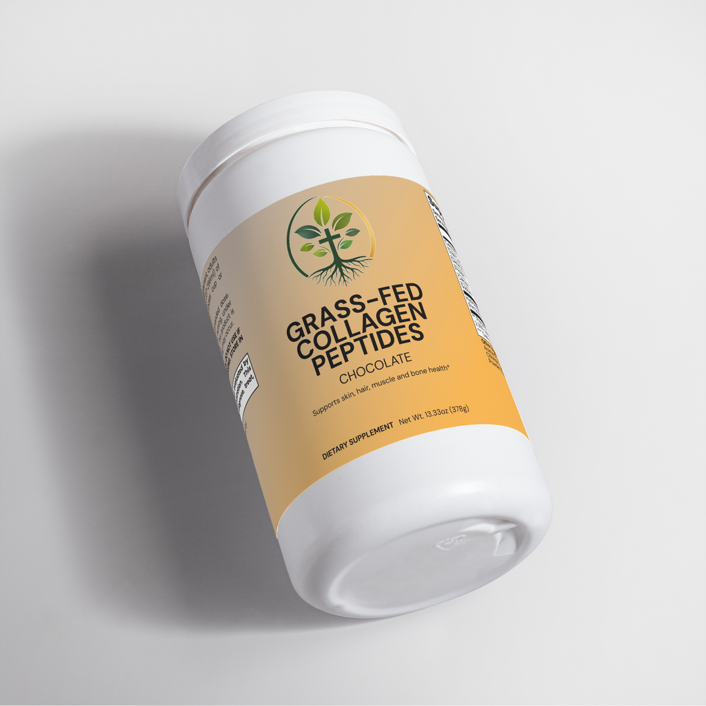 Grass-Fed Collagen Peptides Powder (Chocolate) by Rooted Wellness