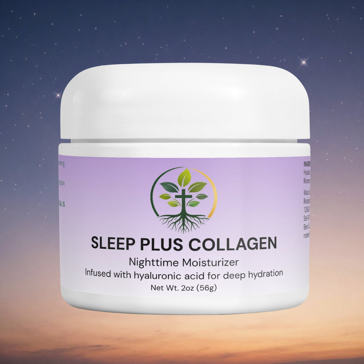 Sleep Plus Collagen Cream by Rooted Wellness