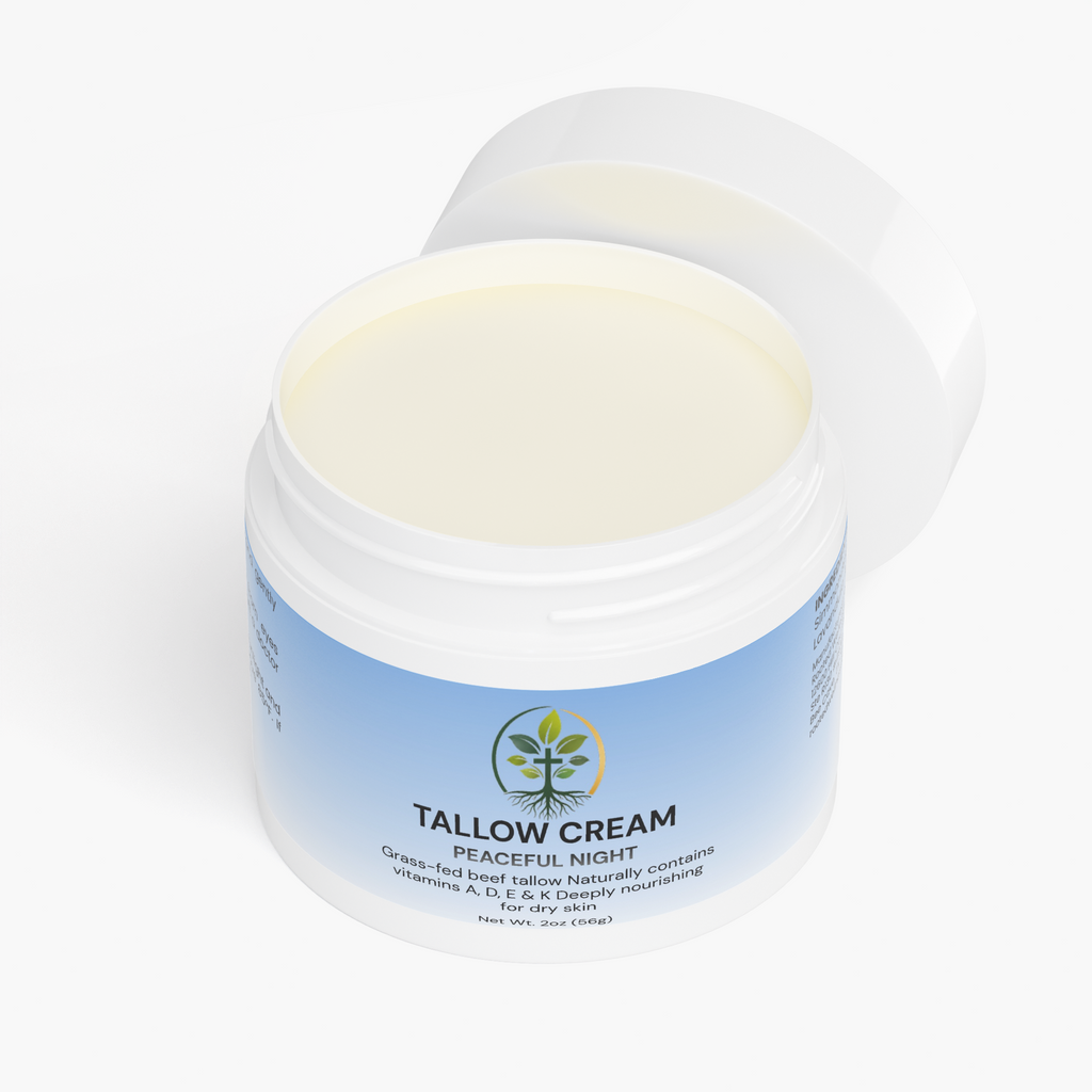 Tallow Cream Peaceful Night by Rooted Wellness