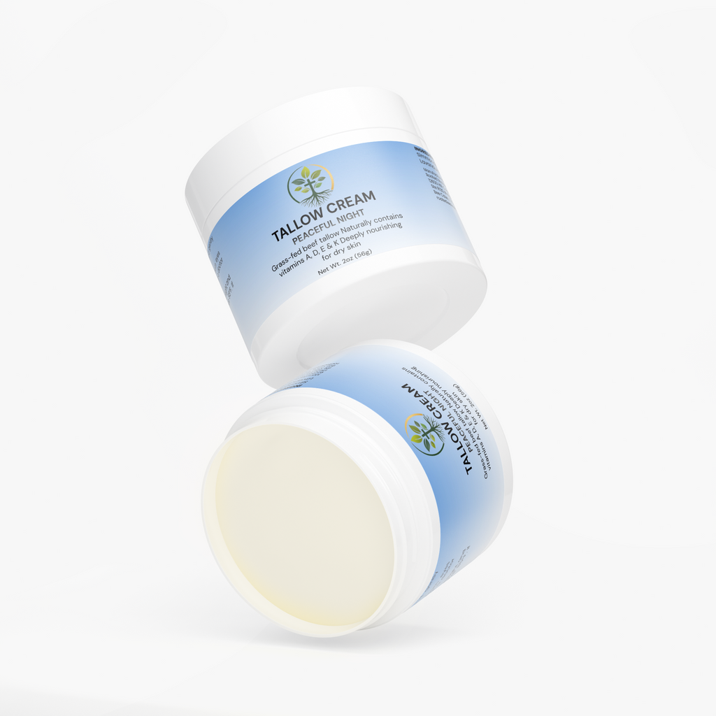 Tallow Cream Peaceful Night by Rooted Wellness