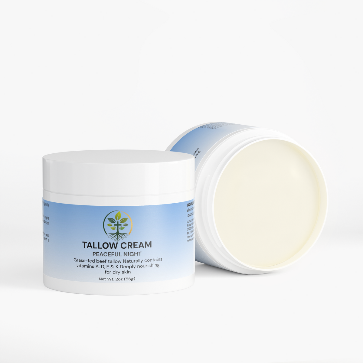 Tallow Cream Peaceful Night by Rooted Wellness