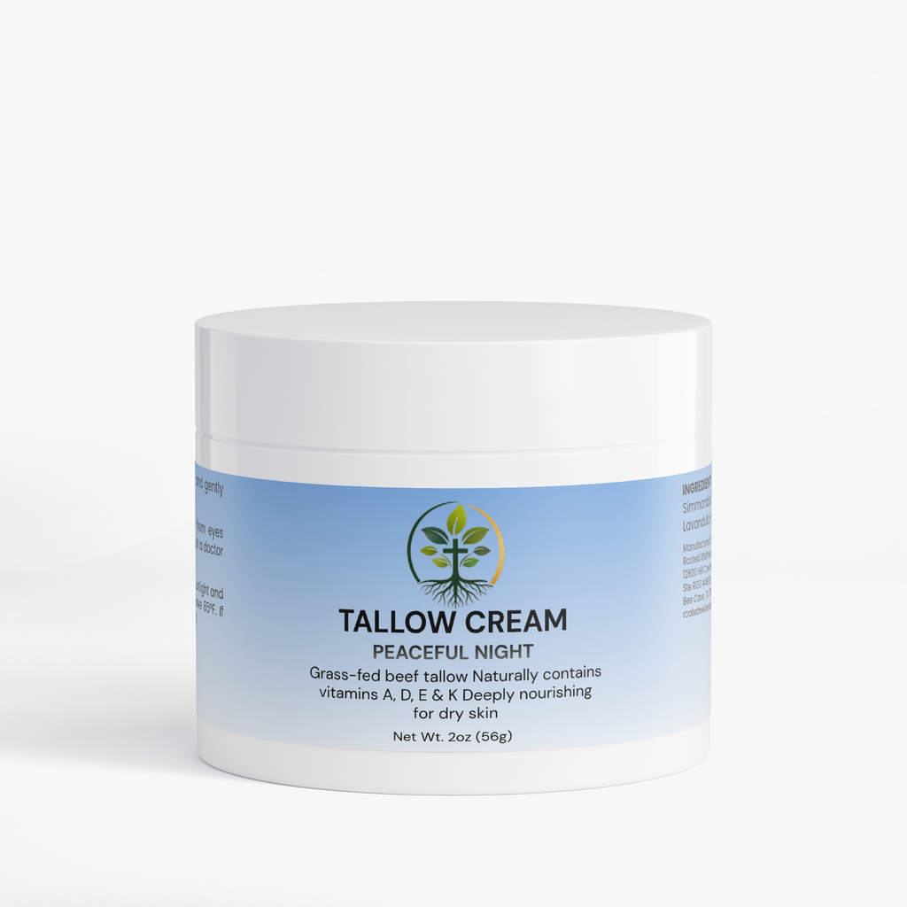 Tallow Cream Peaceful Night by Rooted Wellness
