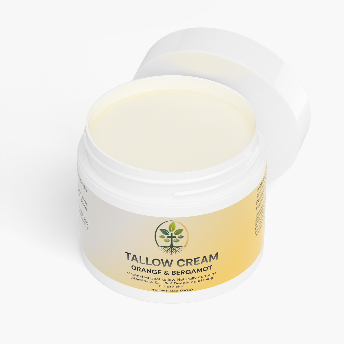 Tallow Cream Orange & Bergamot by Rooted Wellness