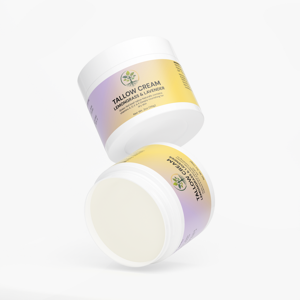 Tallow Cream Lemongrass & Lavender by Rooted Wellness