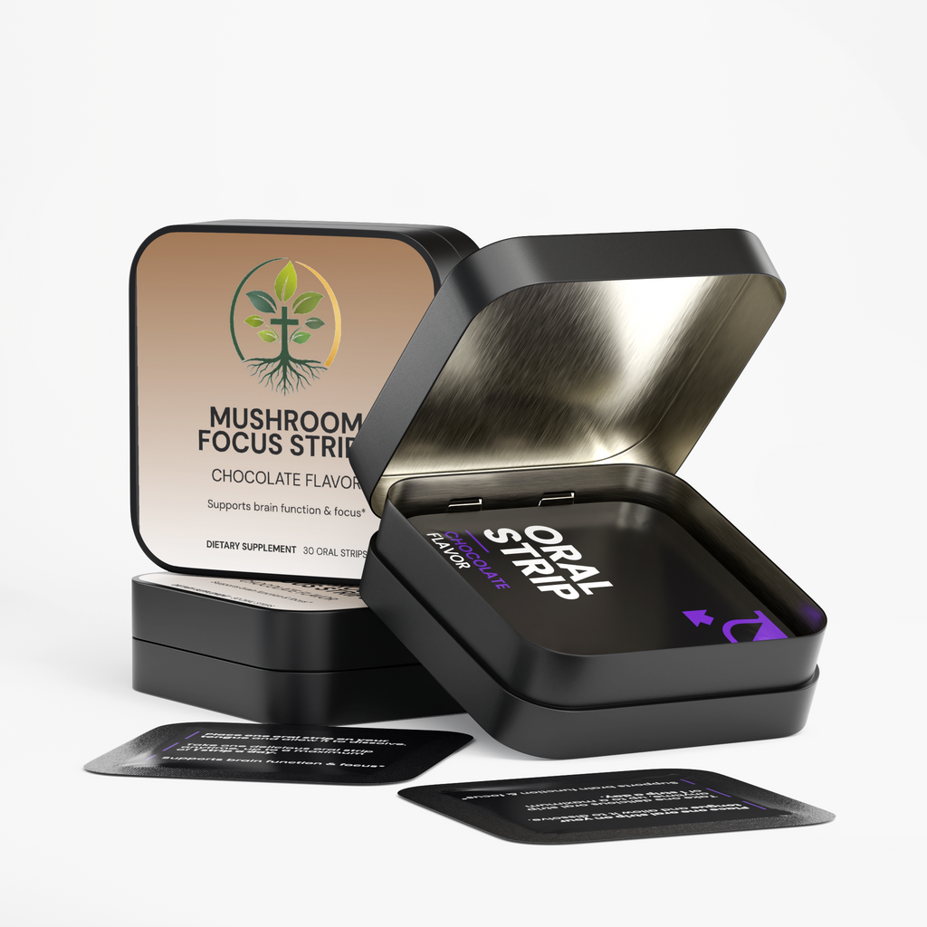 Mushroom Focus Strips by Rooted Wellness