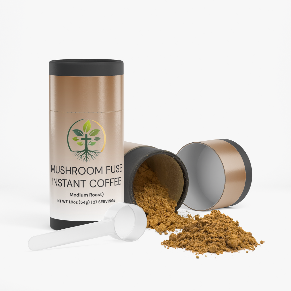 Mushroom Fuse Instant Coffee (Medium Roast) by Rooted Wellness