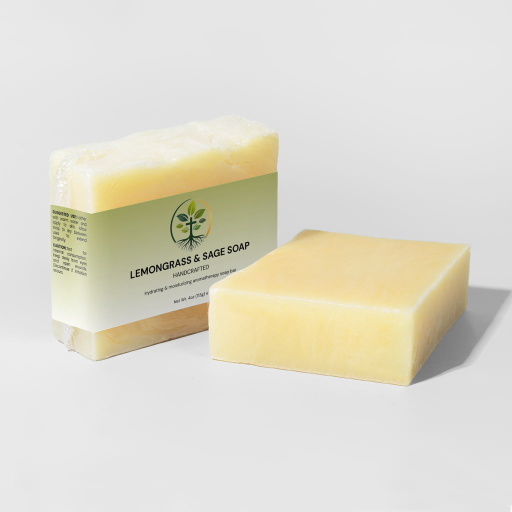Lemongrass & Sage Soap by Rooted Wellness