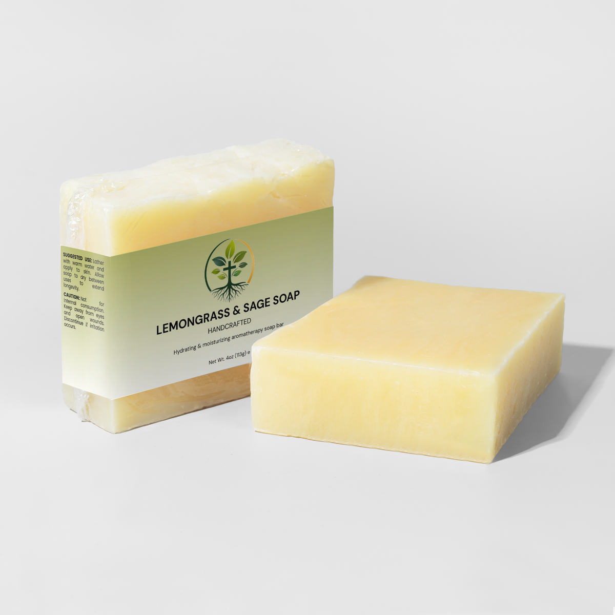 Lemongrass & Sage Soap by Rooted Wellness