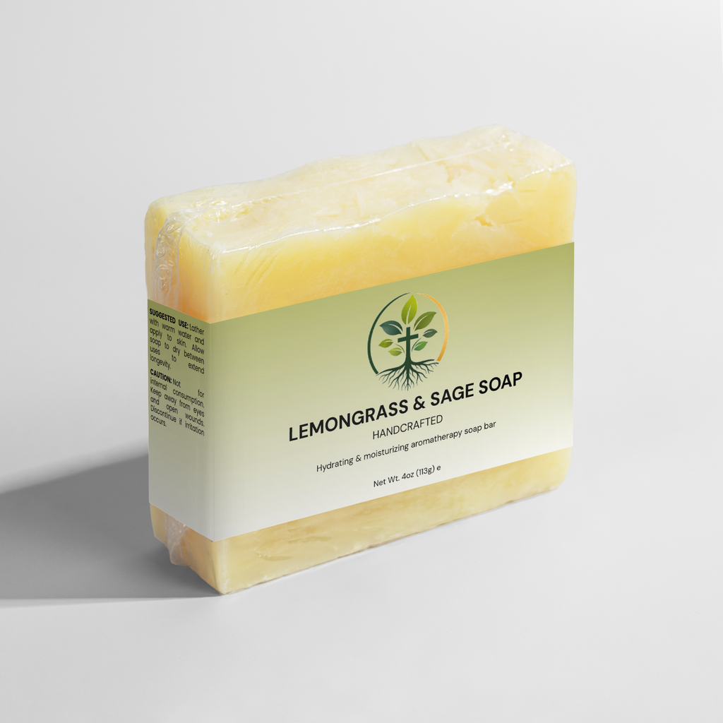 Lemongrass & Sage Soap by Rooted Wellness