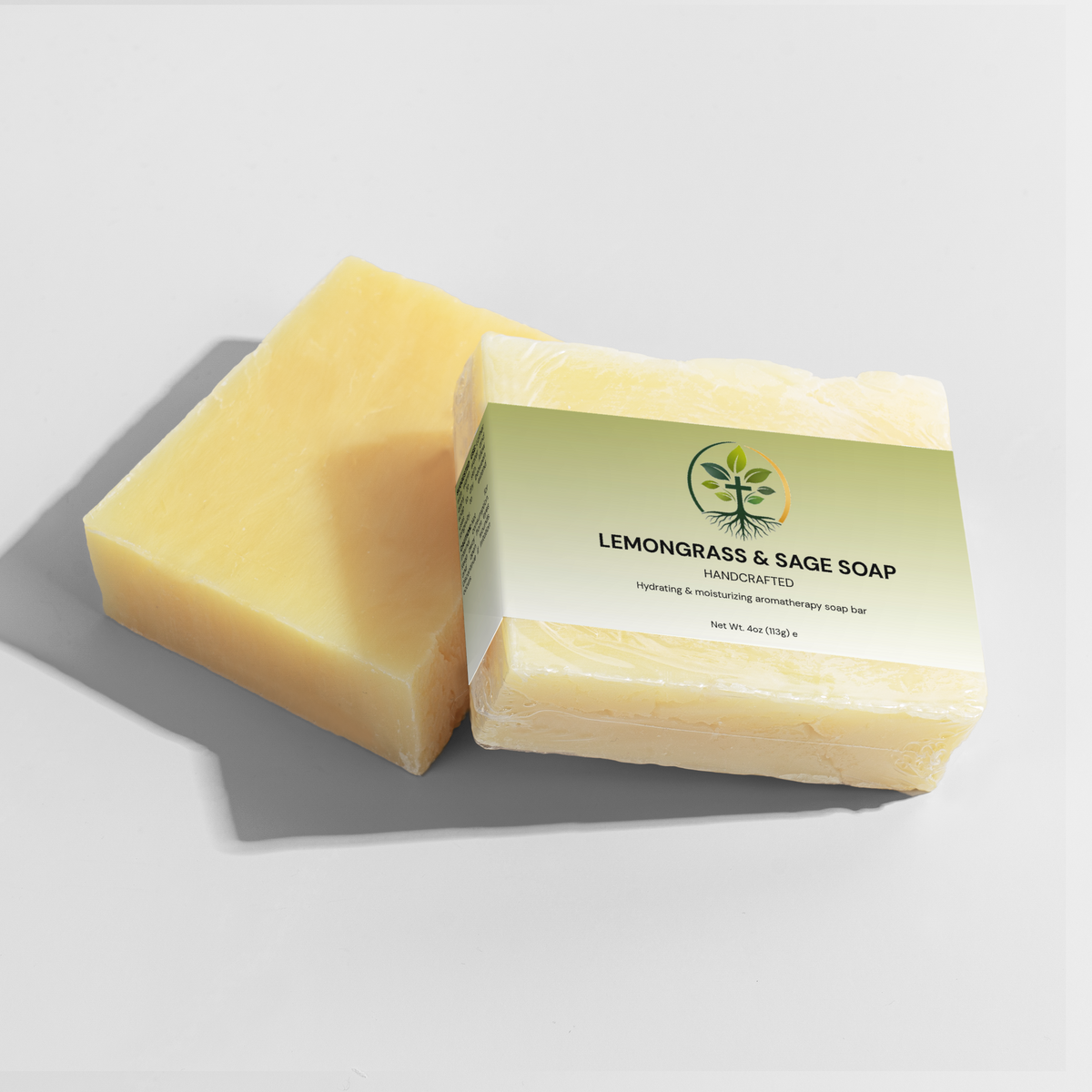 Lemongrass & Sage Soap by Rooted Wellness
