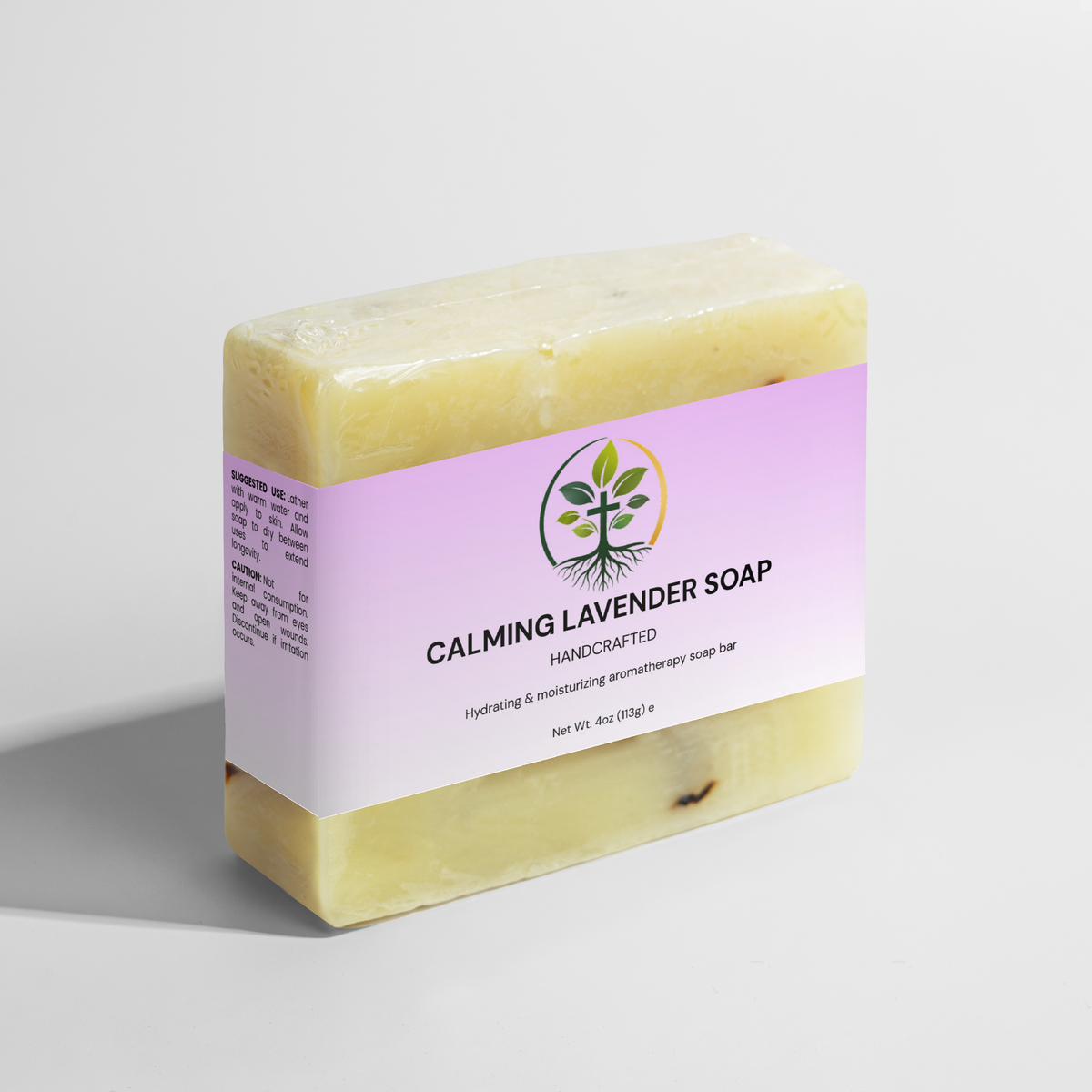 Calming Lavender Bar Soap | Natural, Soothing & Gentle on Skin by Rooted Wellness