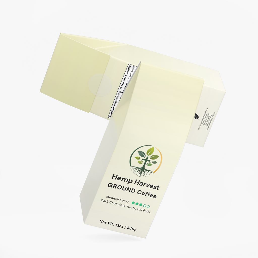 Hemp Harvest Coffee (Medium Roast) by Rooted Wellness