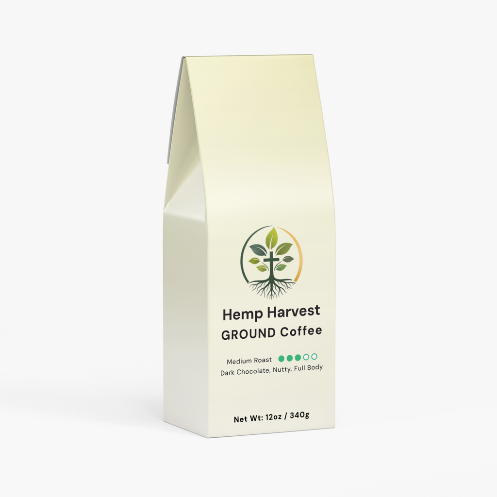 Hemp Harvest Coffee (Medium Roast) by Rooted Wellness