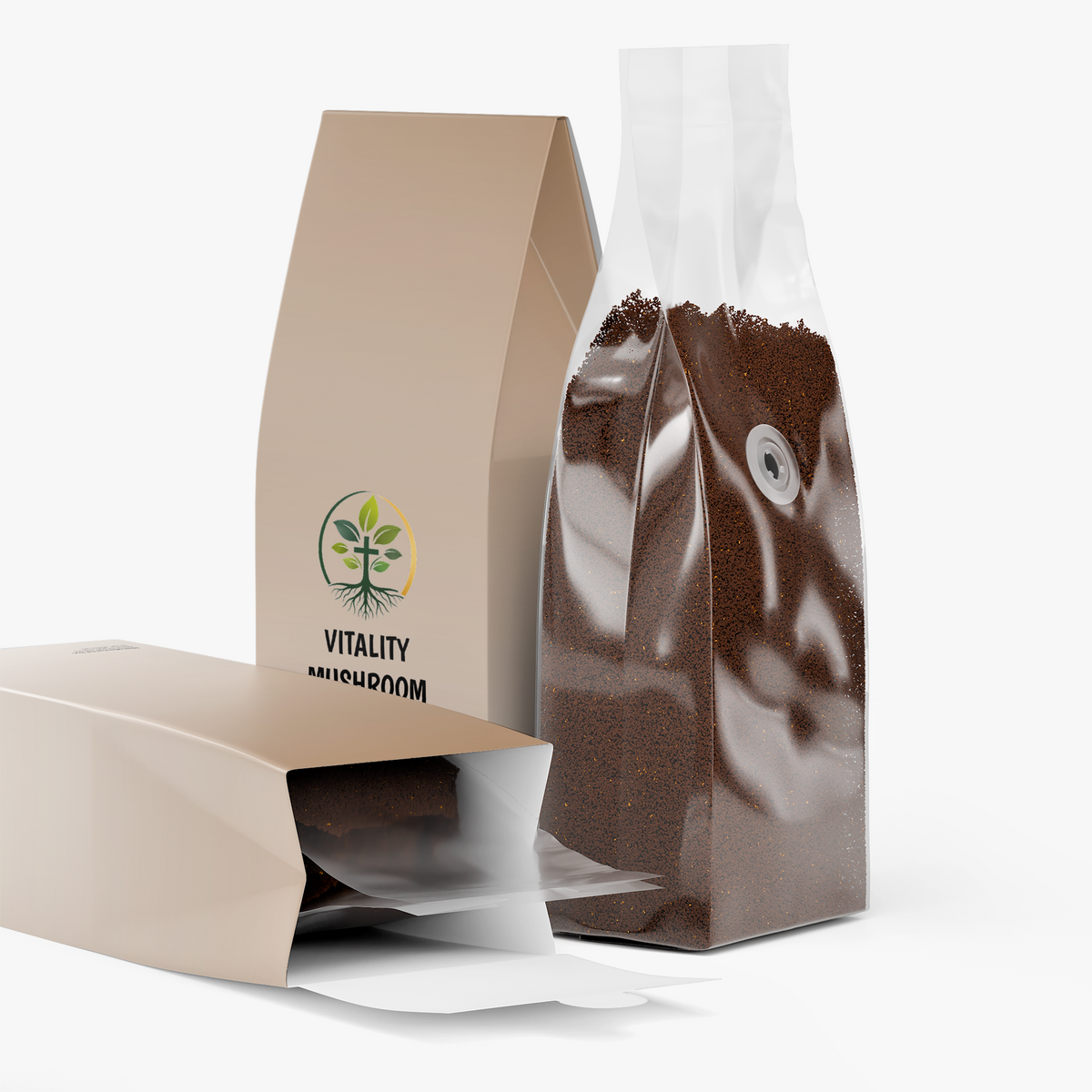 Vitality Mushroom Coffee (Medium Roast) by Rooted Wellness