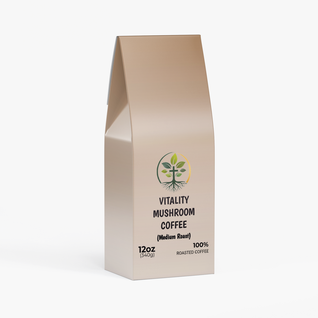 Vitality Mushroom Coffee (Medium Roast) by Rooted Wellness