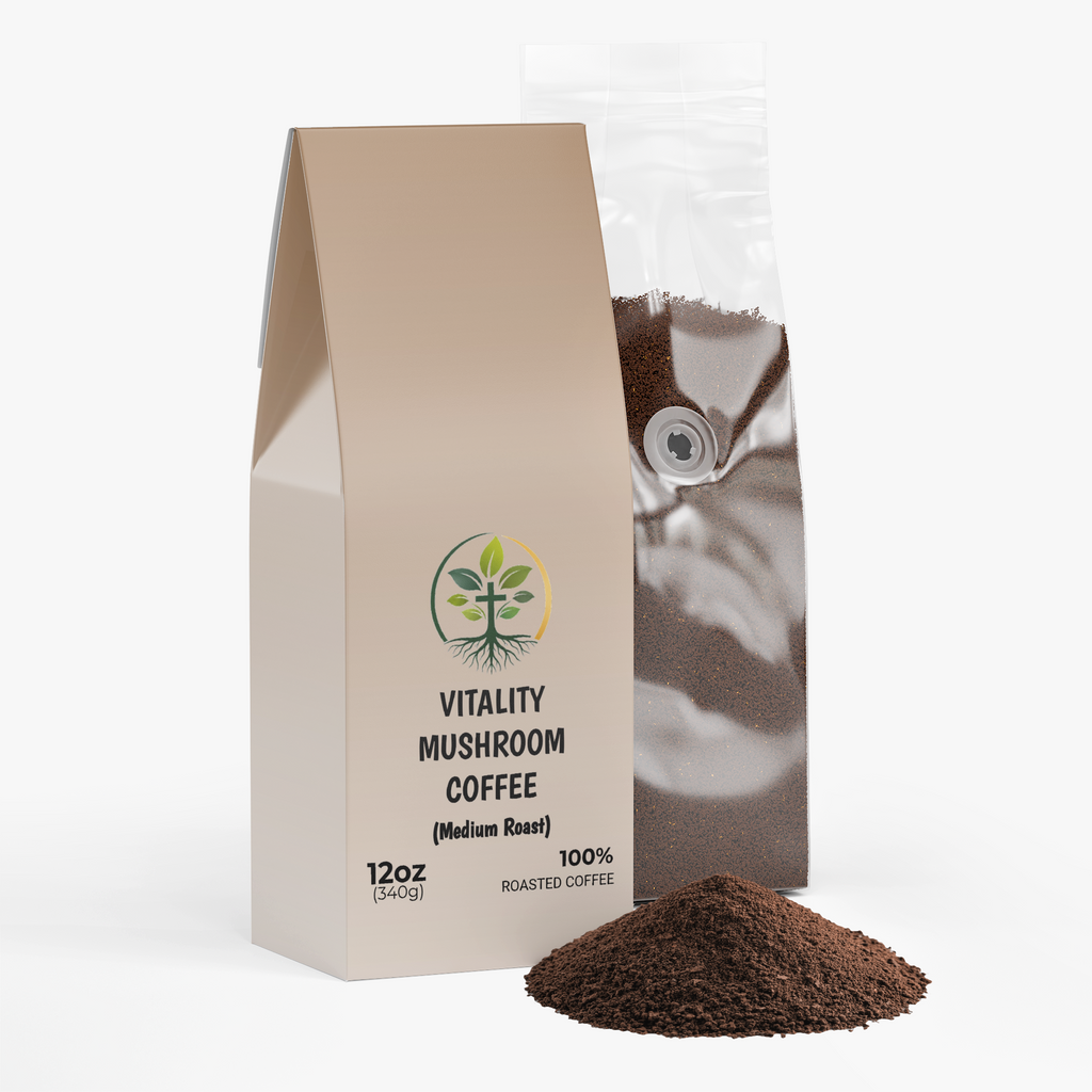Vitality Mushroom Coffee (Medium Roast) by Rooted Wellness