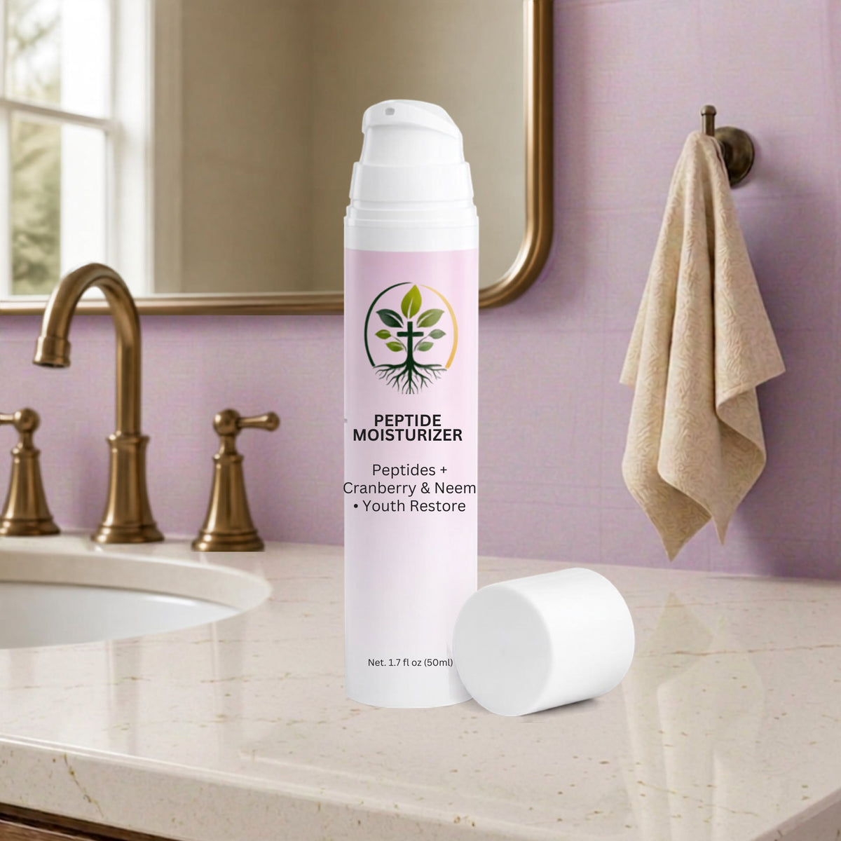 Peptide Moisturizer by Rooted Wellness