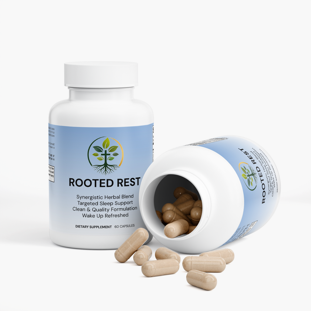 Rooted Rest - 2mg Melatonin Plus Herbal Sleep Formula by Rooted Wellness