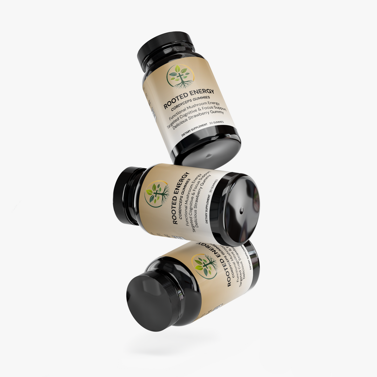 Cordyceps Energy Gummies by Rooted Wellness