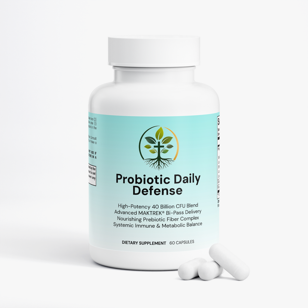 Probiotic 40 Billion with Prebiotics by Rooted Wellness