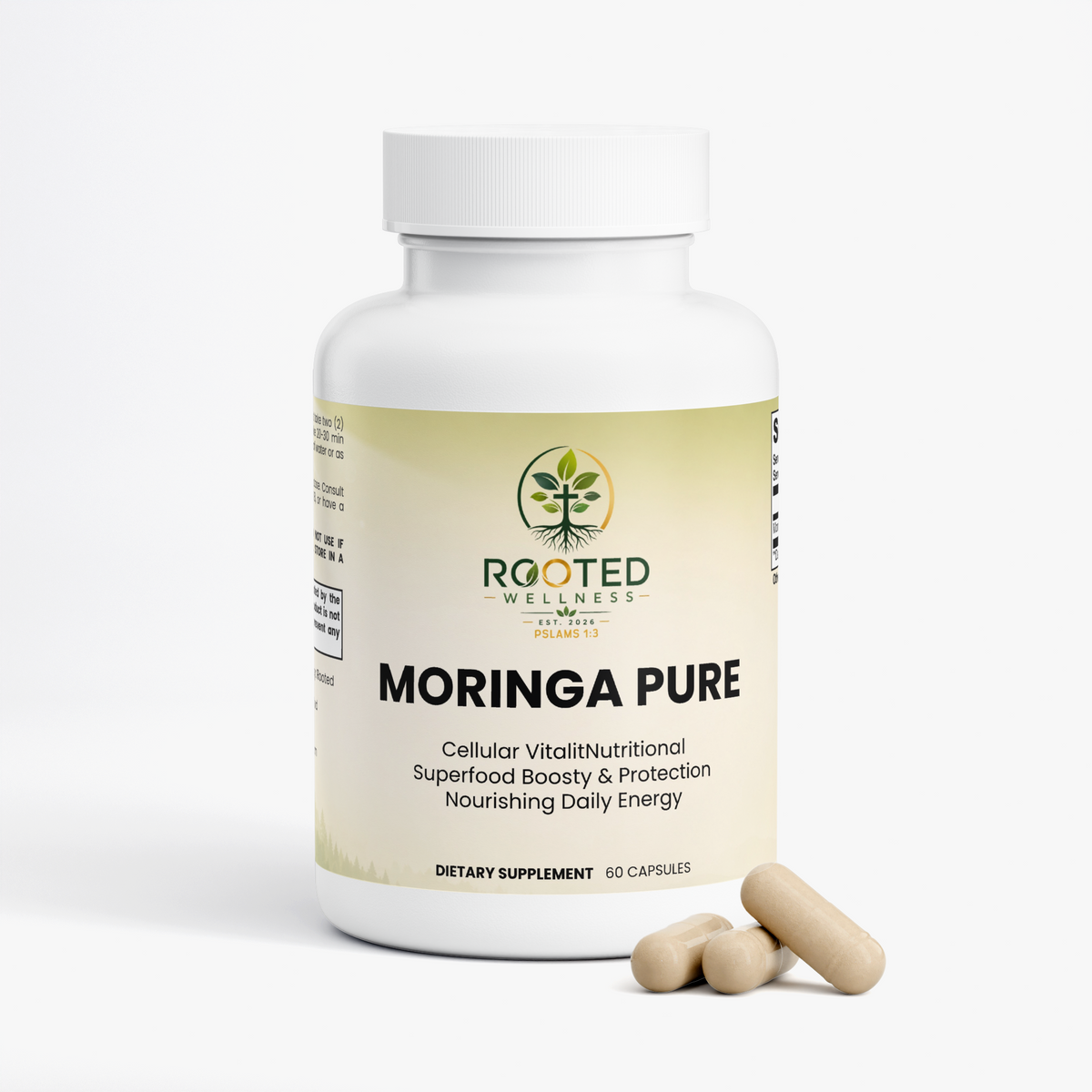Moringa Pure - Single Bottle by Rooted Wellness