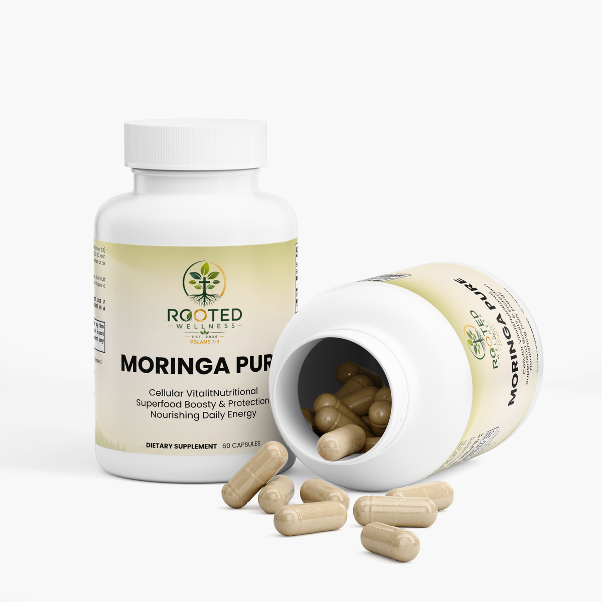 Moringa Pure - Single Bottle by Rooted Wellness