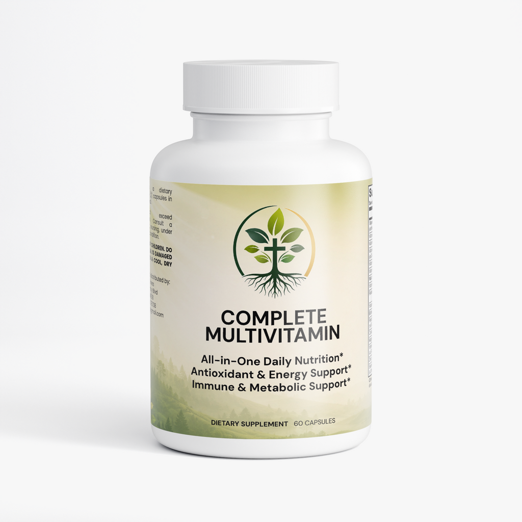 Complete Daily Multivitamin | B-Complex, Antioxidants & Immune Support by Rooted Wellness