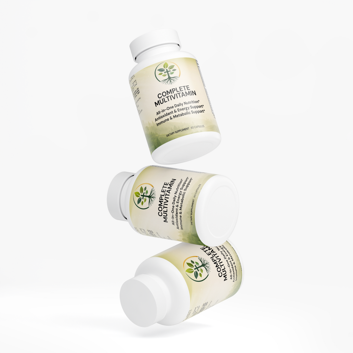 Complete Daily Multivitamin | B-Complex, Antioxidants & Immune Support by Rooted Wellness