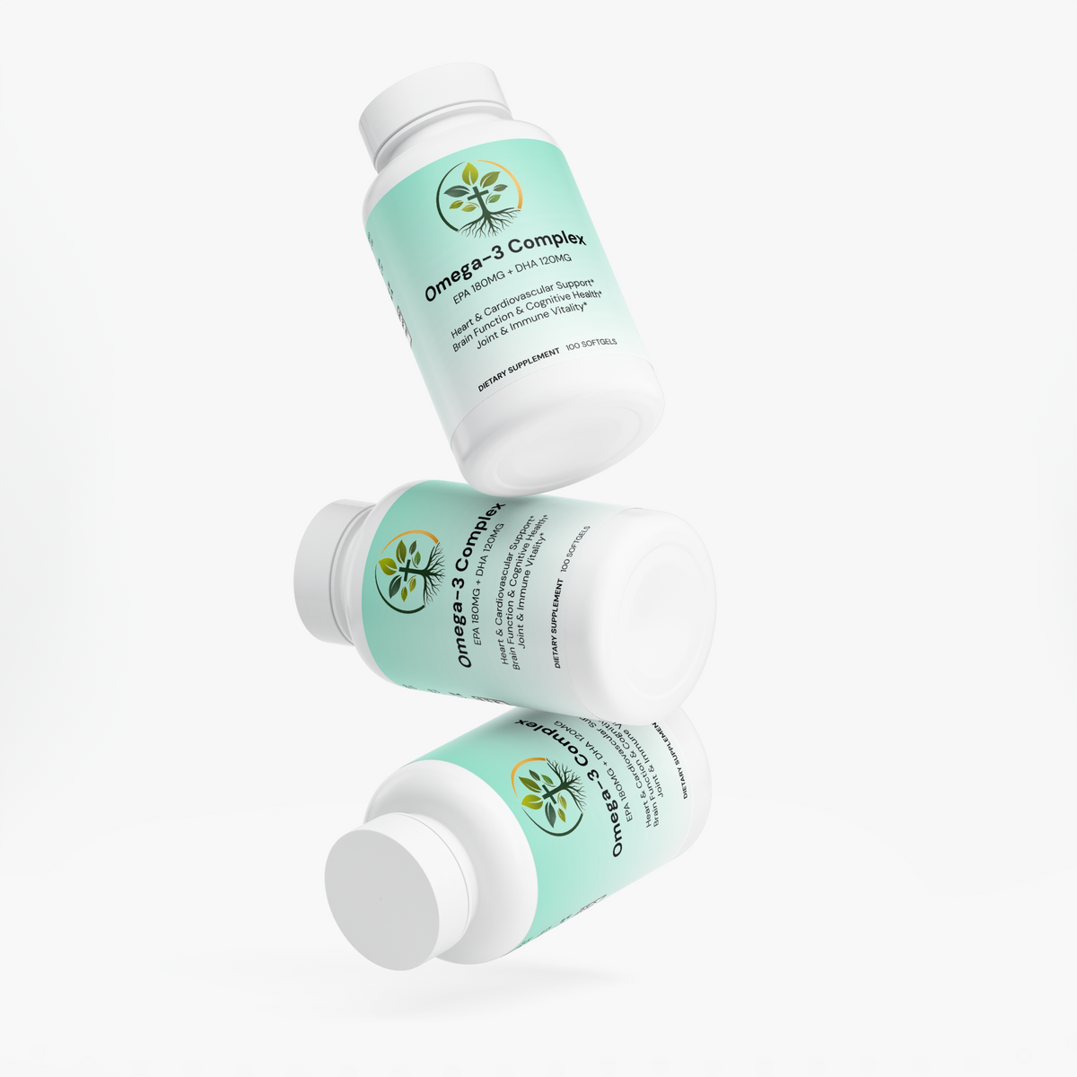 Omega-3 EPA 180mg + DHA 120mg by Rooted Wellness