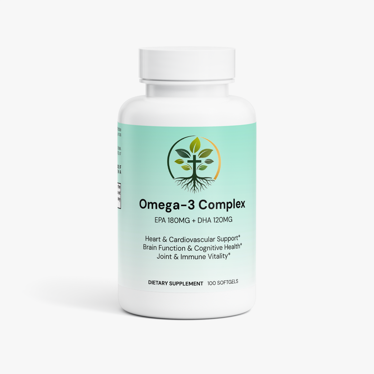 Omega-3 EPA 180mg + DHA 120mg by Rooted Wellness