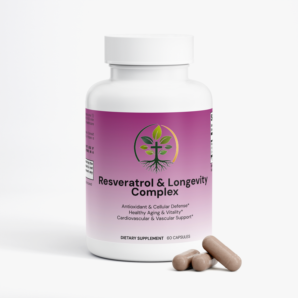 Resveratrol 50% 600mg by Rooted Wellness