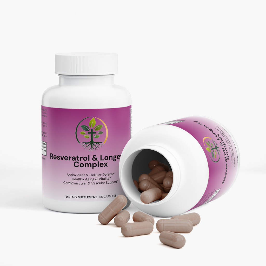Resveratrol 50% 600mg by Rooted Wellness