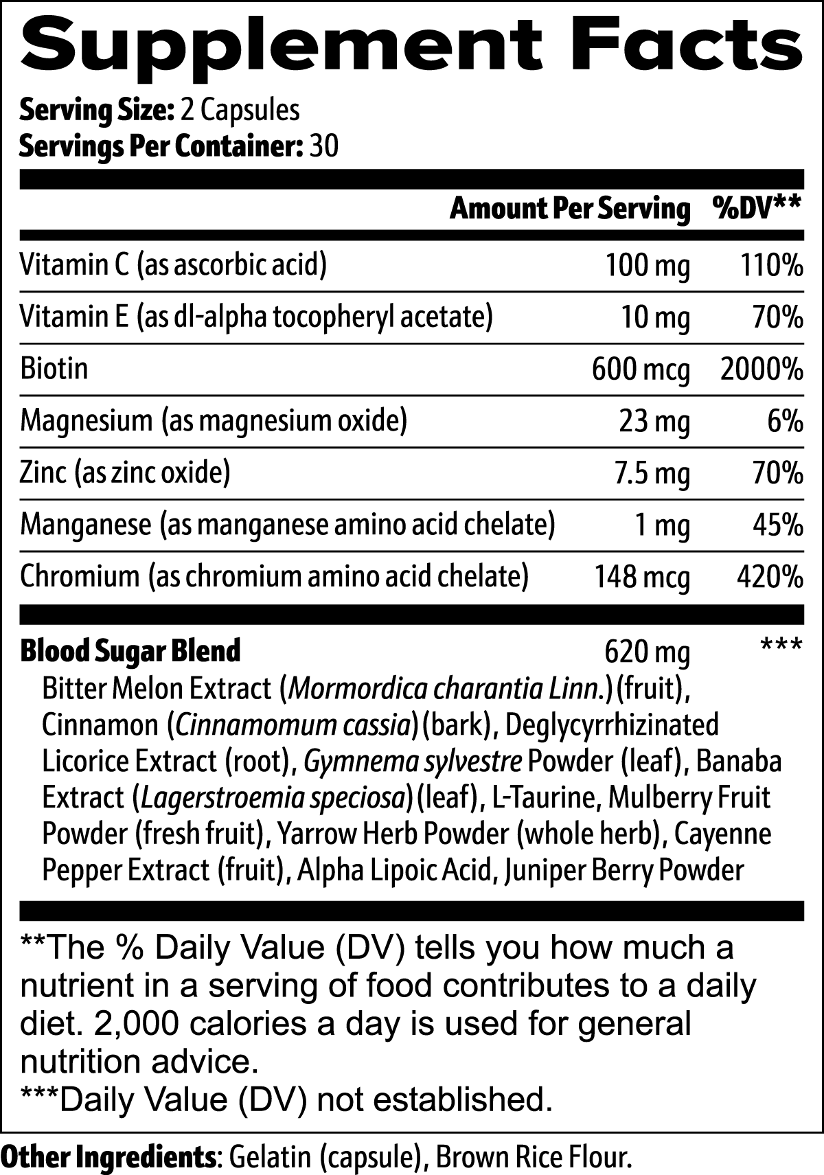 Normal Blood Sugar Support by Rooted Wellness