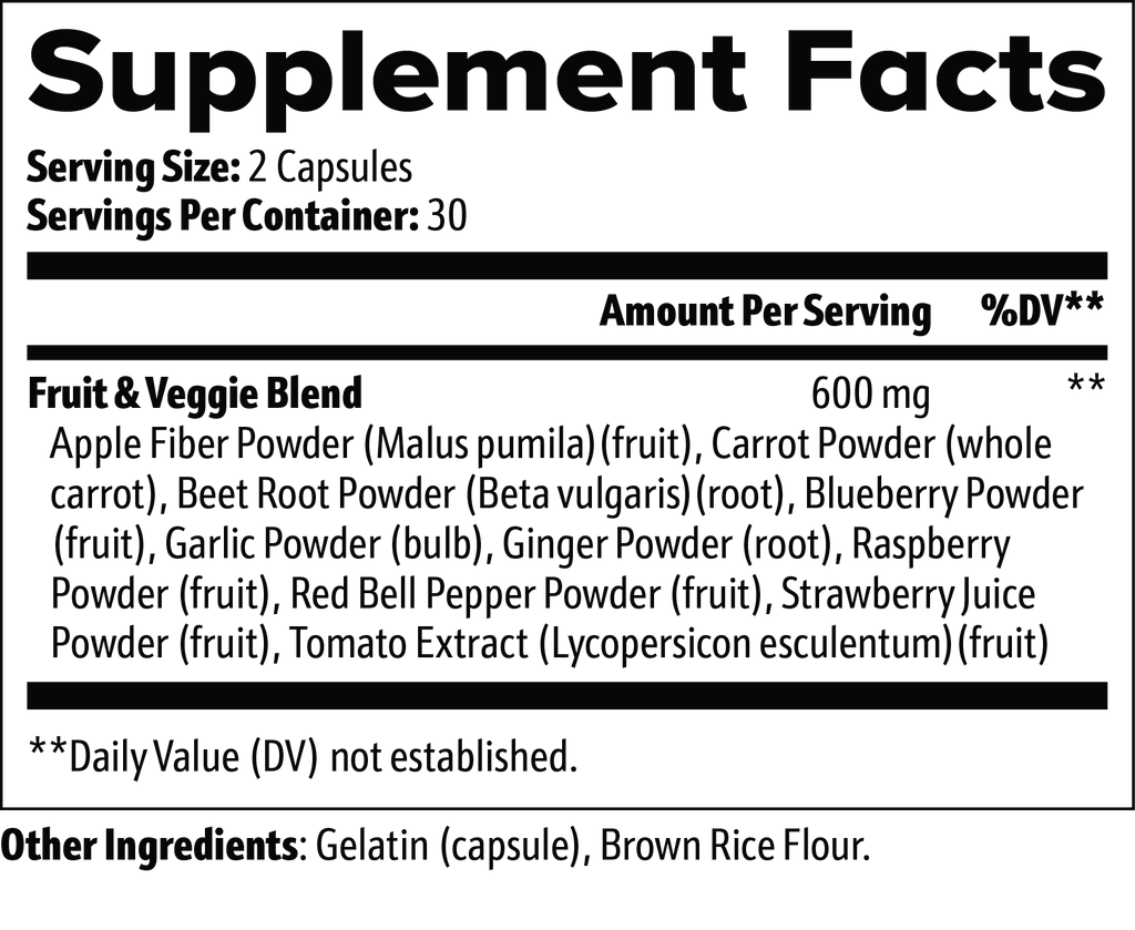 Fruits and Veggies by Rooted Wellness