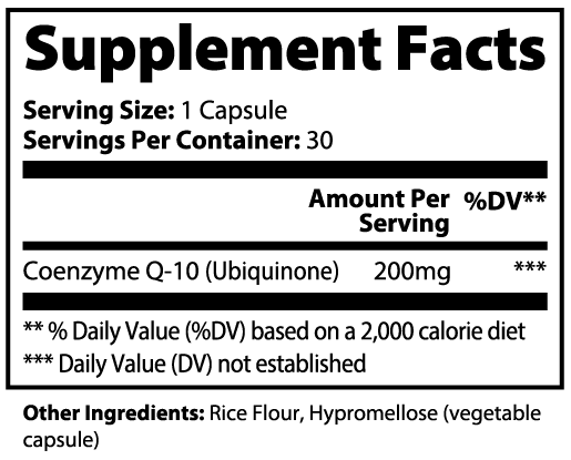 CoQ10 Ubiquinone by Rooted Wellness